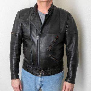 Vintage Harley Davidson Hein Gericke Leather Cafe Racer Jacket